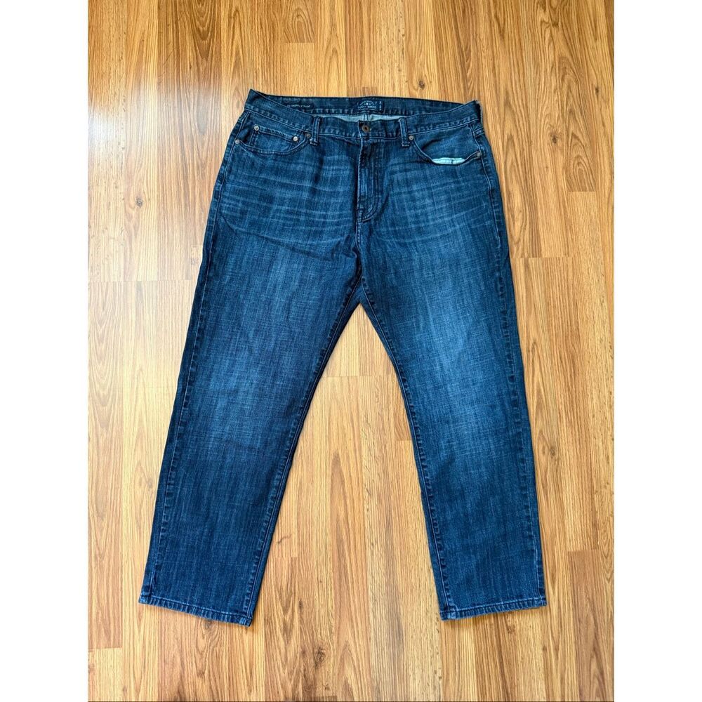 Lucky Brand Mens 221 Original Straight Denim Jeans Dark Wash Blue Size 38x30
